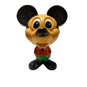 1976 Mickie Mouse Chatter Chum Pull String Toy.
